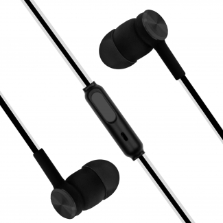 Soundex G33 Wired In Ear Headphones - Black