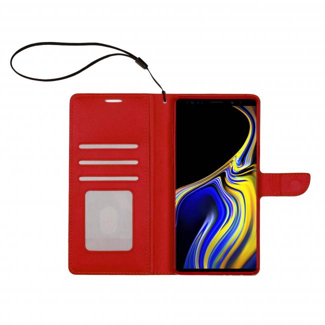 CC Wallet Case for Samsung Galaxy Note 9 - Red