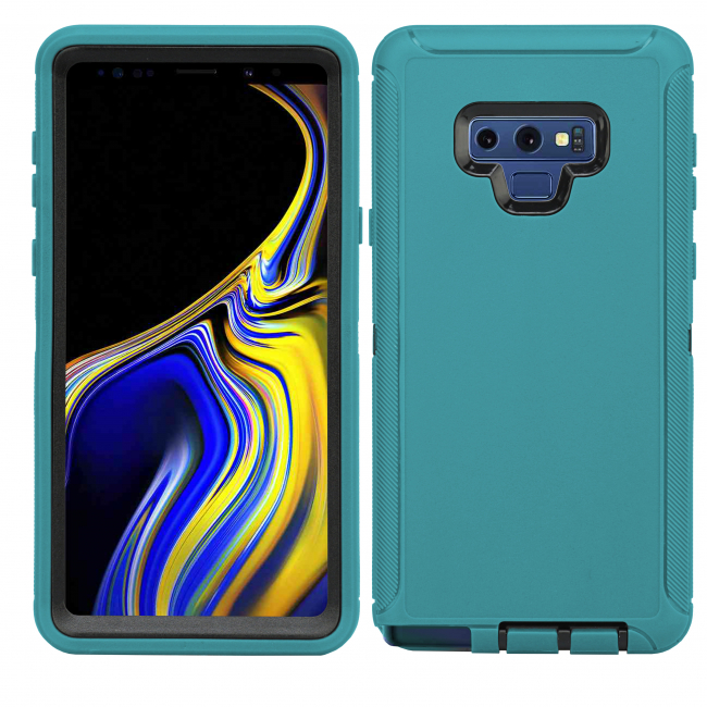 Defender Case With Clip for Note9 - Teal