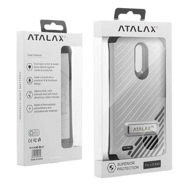 ATALAX K1 Case for LG K40 - Silver 2